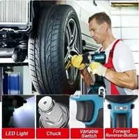 Clé à chocs électrique sans balais Makita DTW700 2026, couple élevé, perceuse-visseuse sans fil 18V, outils électriques rechargeables, clé dynamométrique 6