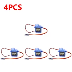 Micro Servo Motor 180°/360° for RC Models and Mini DIY Projects (4PCS)