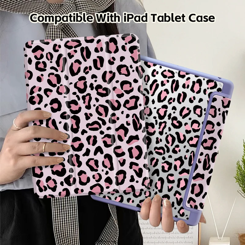 Enhanced iPad Case with Sleep Wake Function and Pen Slot Design - Double-Sided Printing