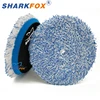 Sharkfox 3/5/6 Inch Microfiber buffing pads dual action polisher polishing pads 5