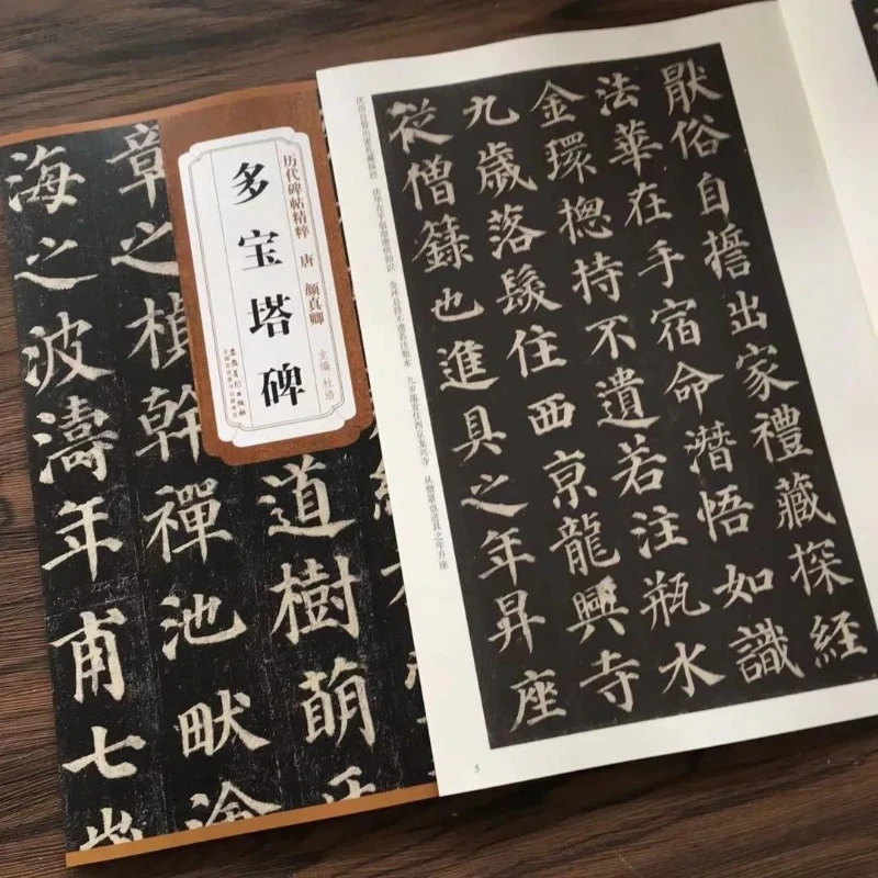 

Chinese Small Regular Script Copybook Running Script Brush Pen Calligraphy Book Inscription in Past Dynasties Collection Book