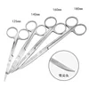 14cm/16cm/18cm Stainless Steel Surgical Scissors Straight Curved Tip Head Scissors Forceps Medical Tools for Dental Clinic 4