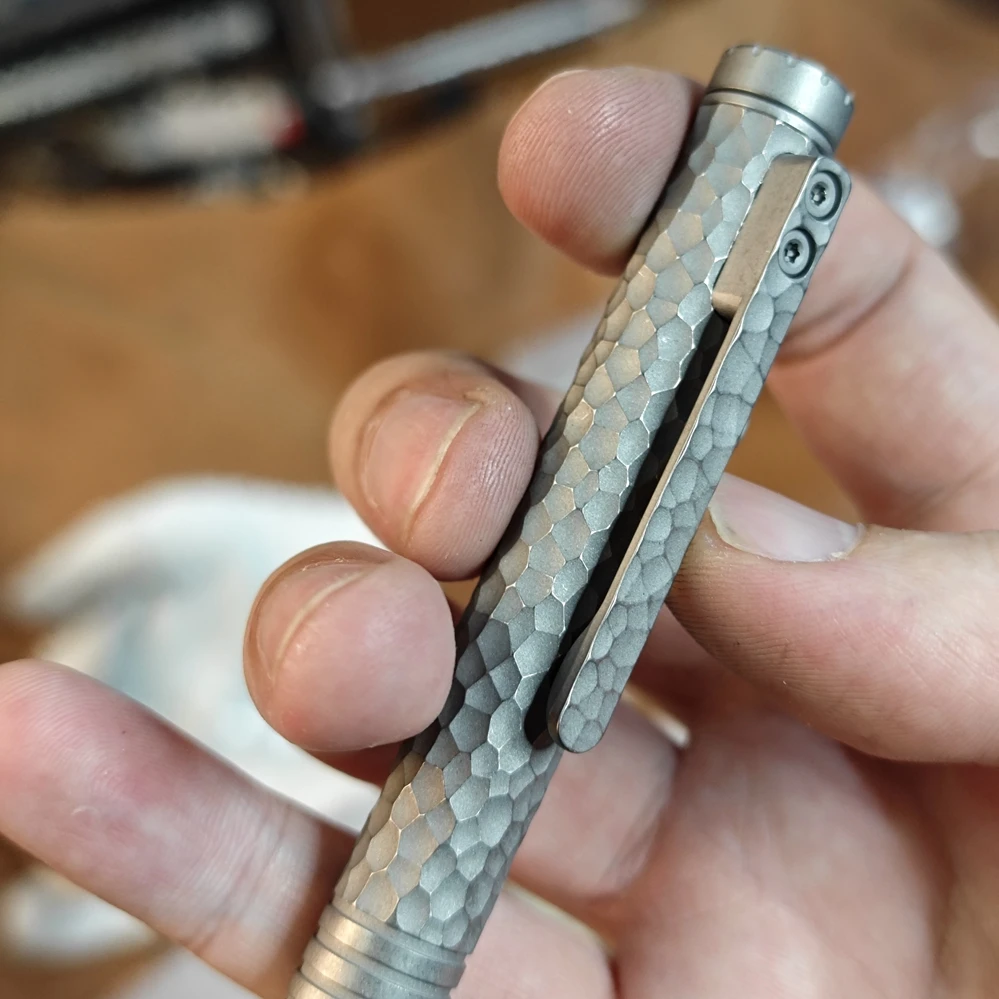 EDC Titanium Alloy Zirconium Alloy Pen With Collection Writing Multi-functional Portable Outdoor EDC Tools
