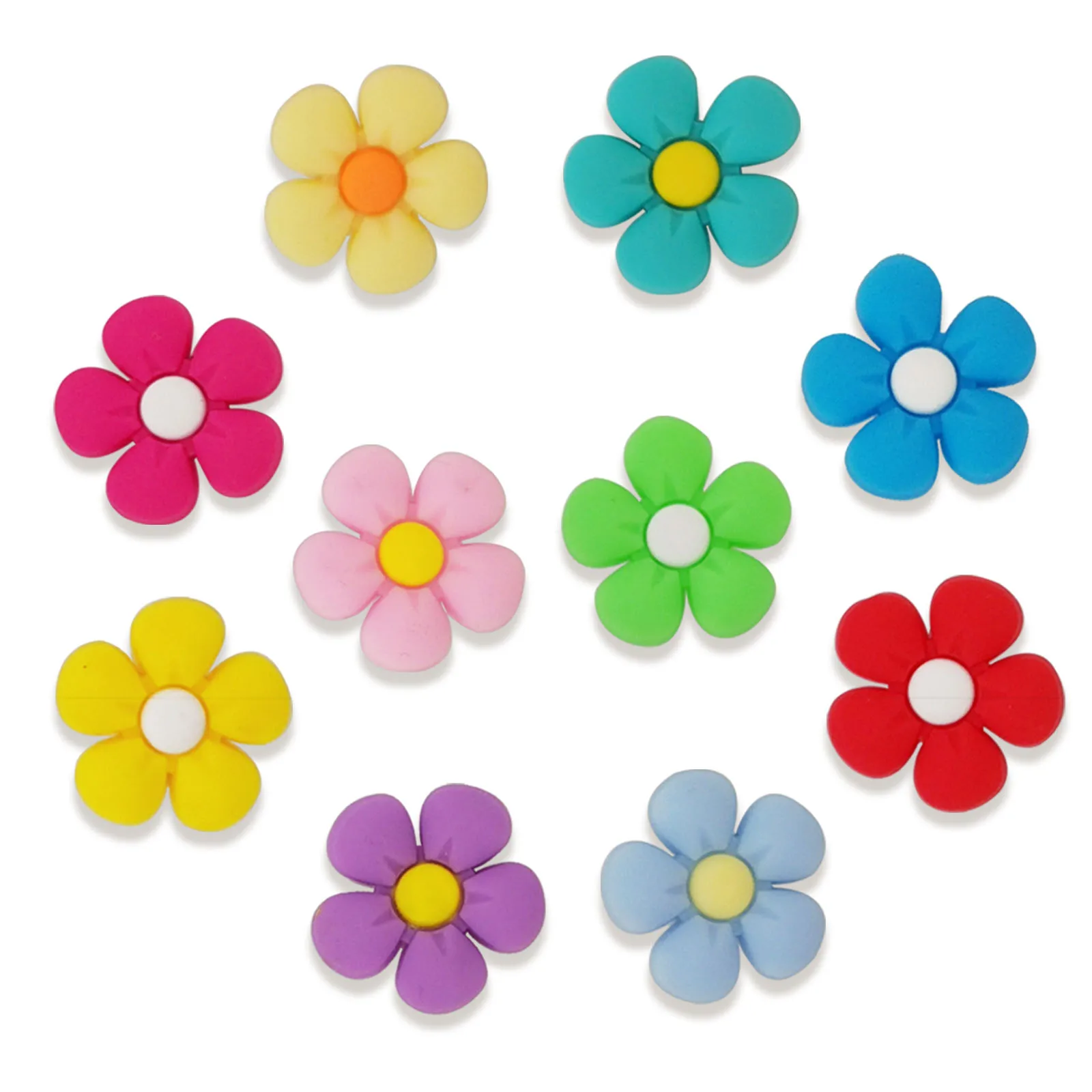 Lot De 14 Breloques Pour Chaussures En Forme De Coeurs