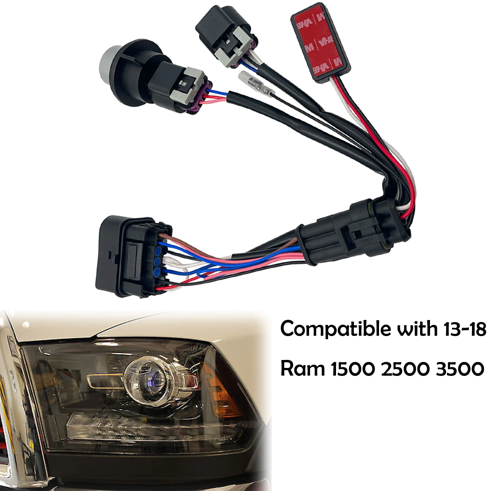 

FCBJX 13-18 Ram 1500 2500 3500 проектор, конвертер фар адаптер для проводки