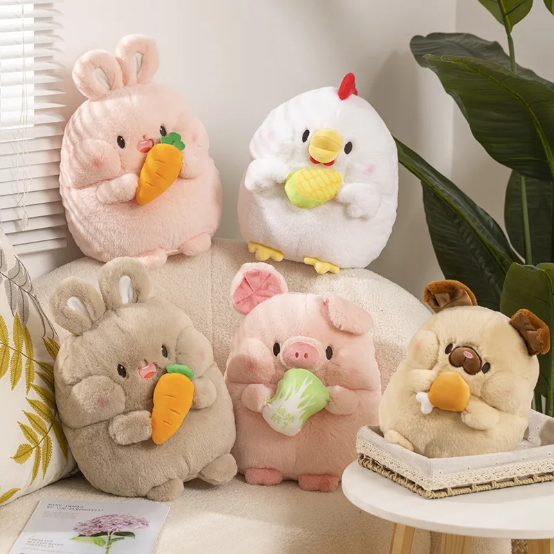 

Cute Interesting Chubby Dog Plush Toy, Cute Kawaii Dog Doll, Cute Puppy Holding Chicken Legs, Nap Pillow Doll Birthday Gift