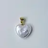 White Heart Shaped Natural Freshwater Baroque Pearl Loose Beaded for Jewelry Making Necklace Earrings 2A 3A 4A Quality 담수진주 5
