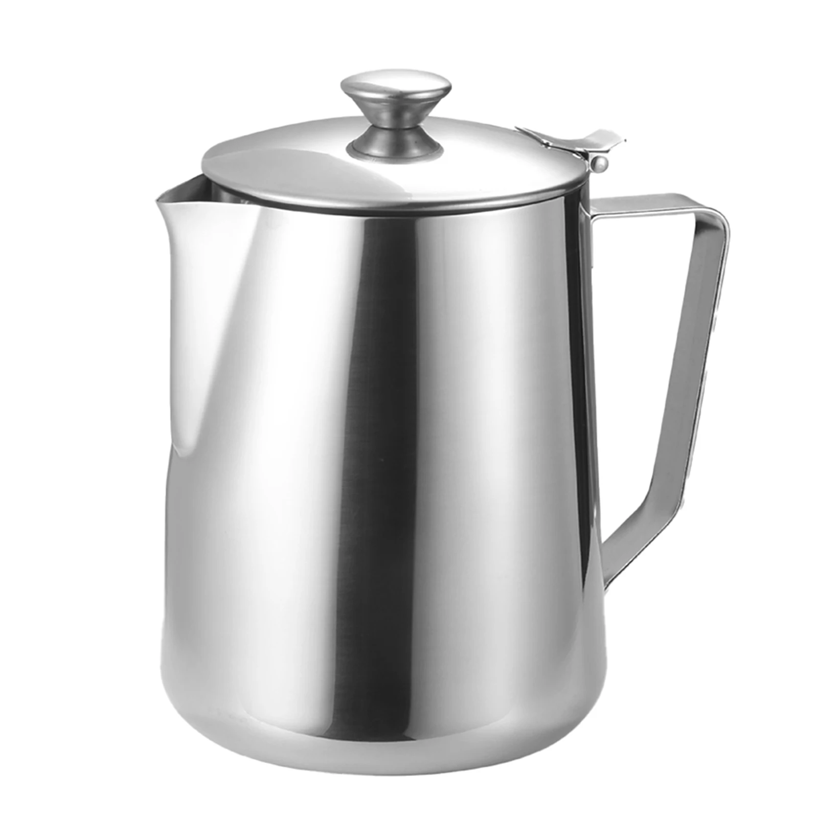 Create Fantastic Milk Coffee Foam Kettle Milk Frothing Coffee Proper Special Lid Design Thick And Comfortable Body