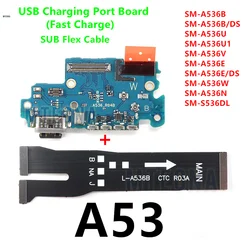 High - Speed USB Dock Flex Cable with Charging Port for Advanced Samsung Devices (A53)