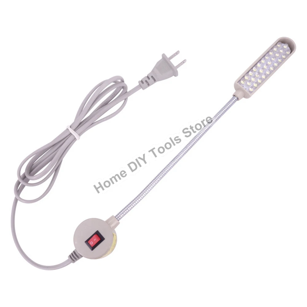 Sewing machine light 30 LED Sewing Machine Light Foldable Gooseneck Sewing LED Working Light Table Magnetic Base For Drill Presses Work Benches