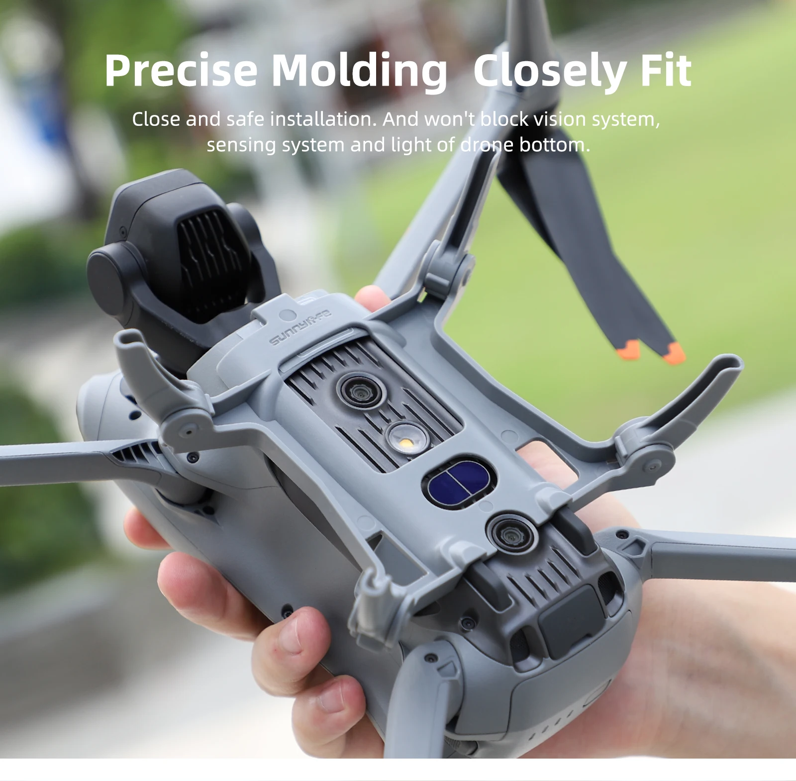 Description Picture 4 of itemSunnylife accesorios for DJI AIR 3S AIR 3 Landing Gear Spider Propeller Holder Silicone Propeller Strap Protector
