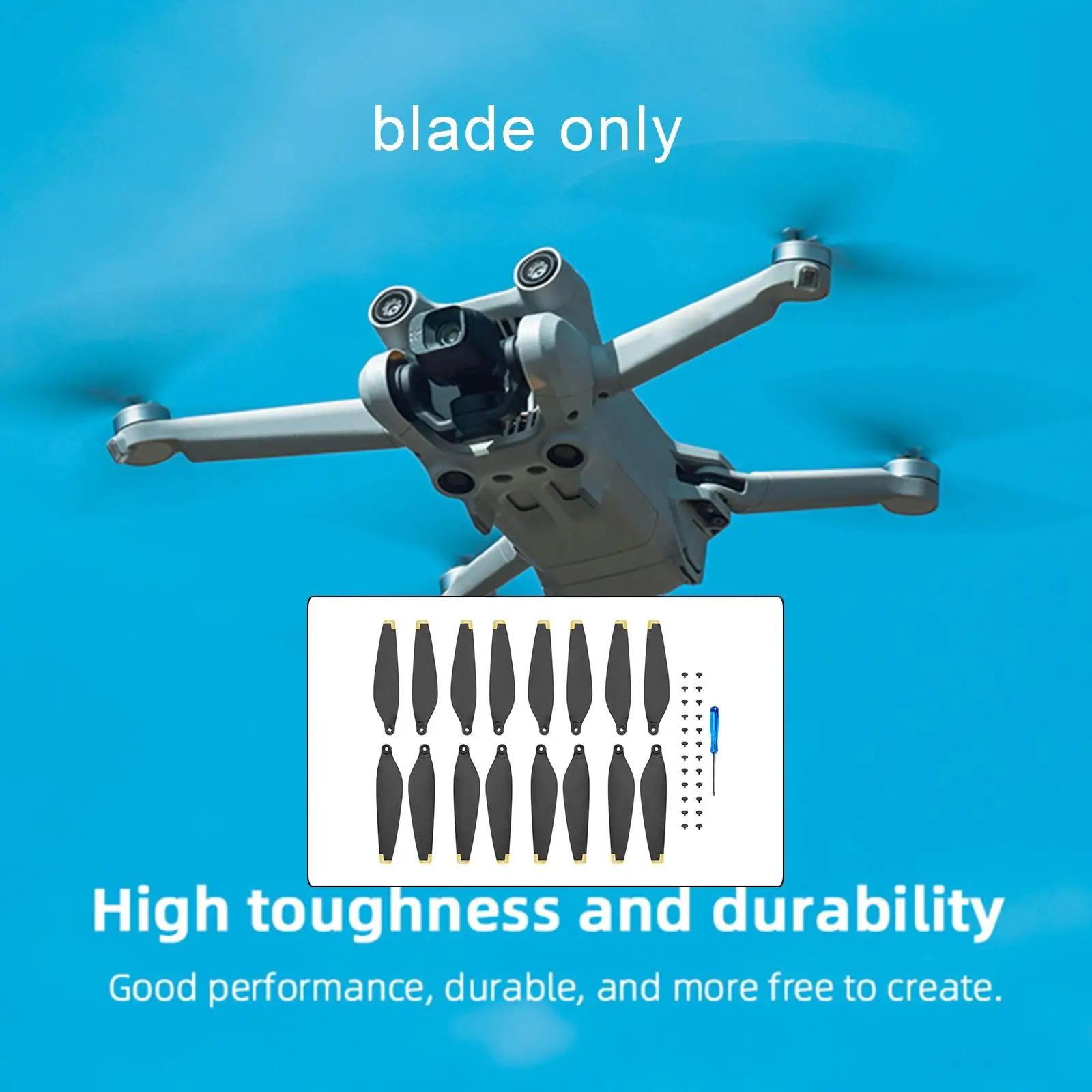 1/2/4 Pair 3 Propeller Drone Props Replacement For DJI Mini 3 Pro Drone Light Weight Wing Fans With Screw Accessories Hot drone quadcopter drone accessories