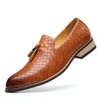 Men Fashion Soft Moccasins Slip Leather Shoes 6