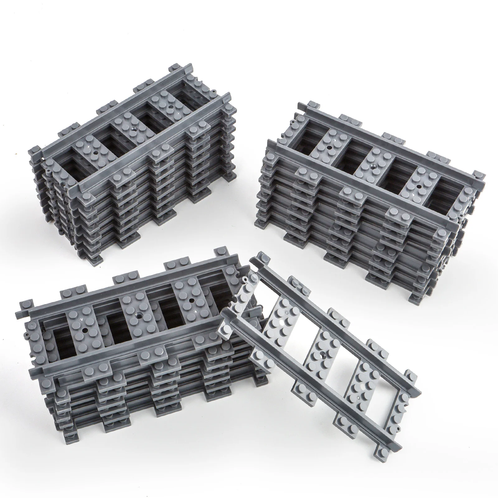 24-teiliges Zubehörset für City Train Tracks, kompatibel mit City Train Sets 60336 30337, Eisenbahnbauspielzeug für Kinder – Detail 3