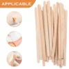 100 Pcs Hair Removal Wax Stick Spatula Waxing Sticks for Applicator Tool Wooden 3
