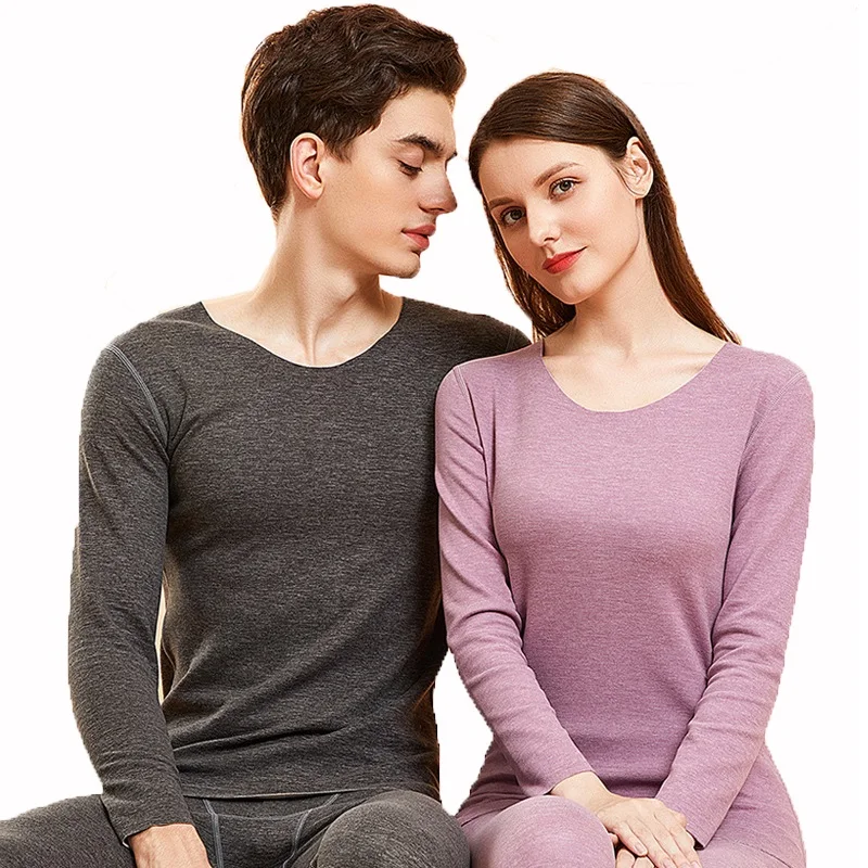 

Winter Hot Sale Keep Warm Thermal Suit Long Johns Seamless Mens Warm Thermal Underwear Women