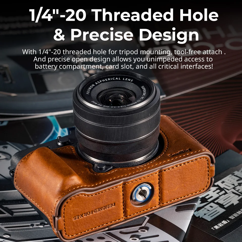 SmallRig X-E5 ハーフケース、カメラレザーケースキット FUJIFILM X-E5