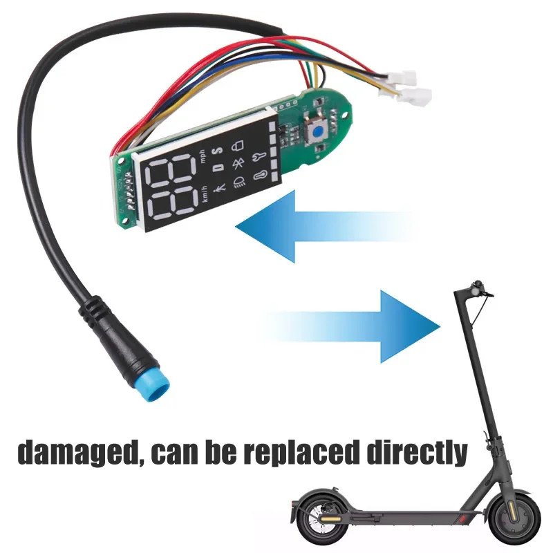 Advanced Bluetooth Dashboard Controller for Electric Scooters - Enhanced Display Panel and Protective Cover