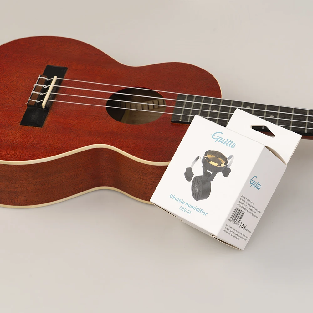 GUITTO GHD-02 Guitar Sound Hole Humidifier Hygrometer 4 String Guitar Ukulele Maintenance Hawaiian Parts & Accessories