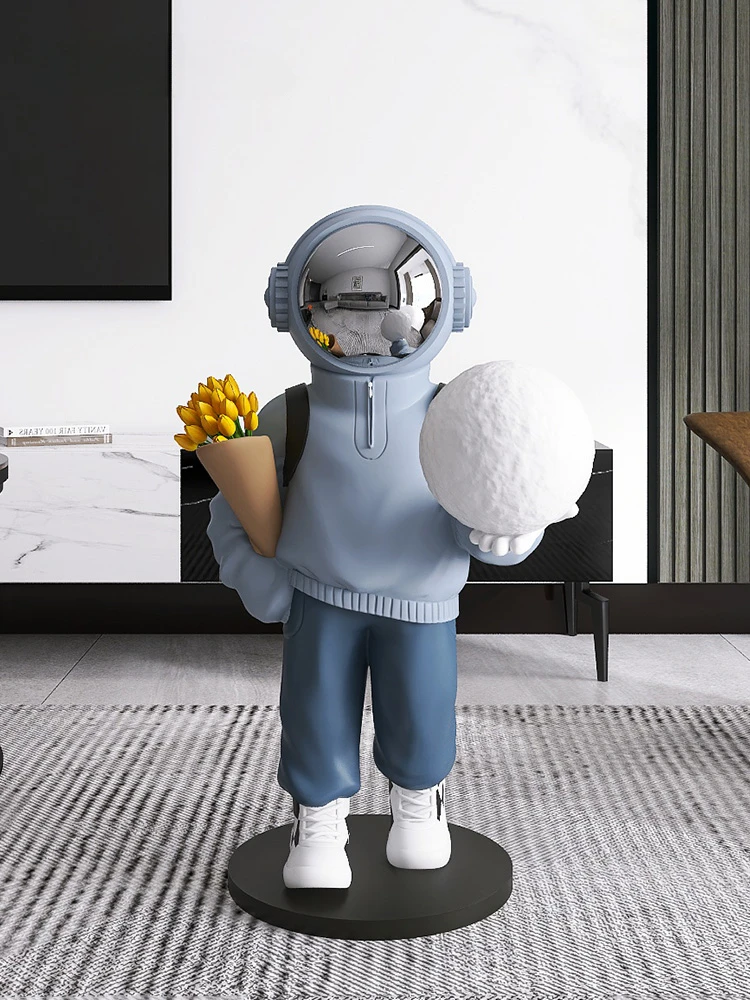 

72 Cm Creative Astronaut Floor-standing Ornaments, Home Decorations, Living Room and Bedroom Lamps, Creative Ornaments Vases