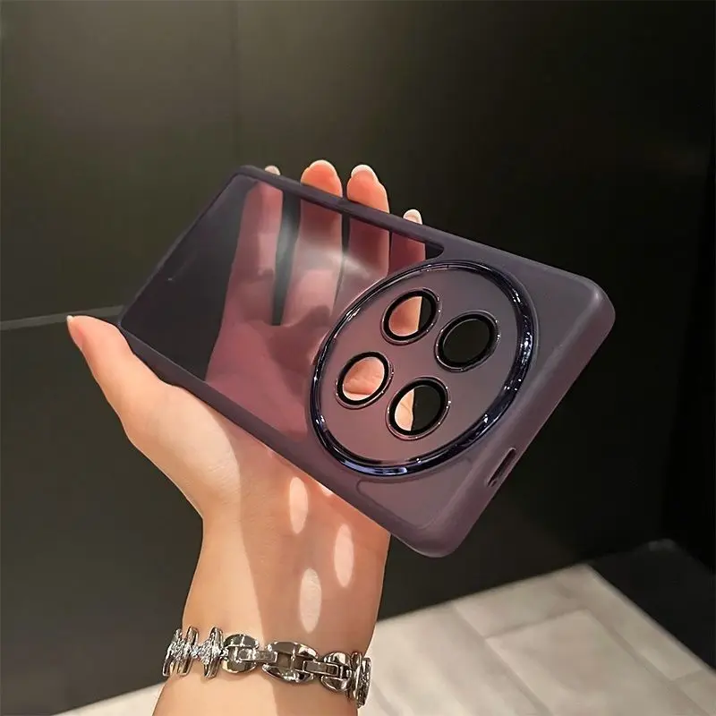Transparent Silicone Phone Case with Camera Lens Protector