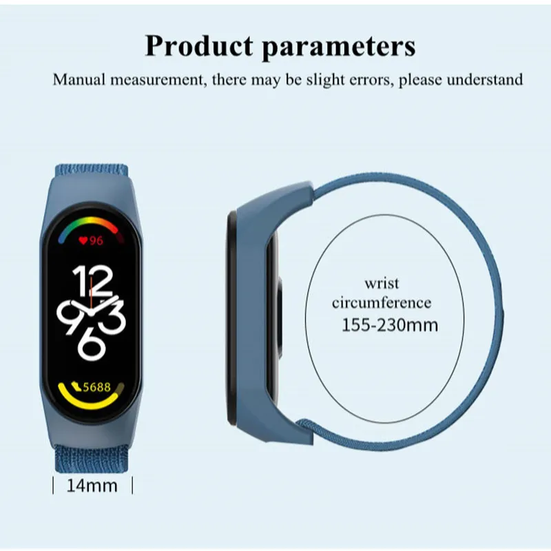 Elastic Adjustable Nylon Strap for Fitness Tracker