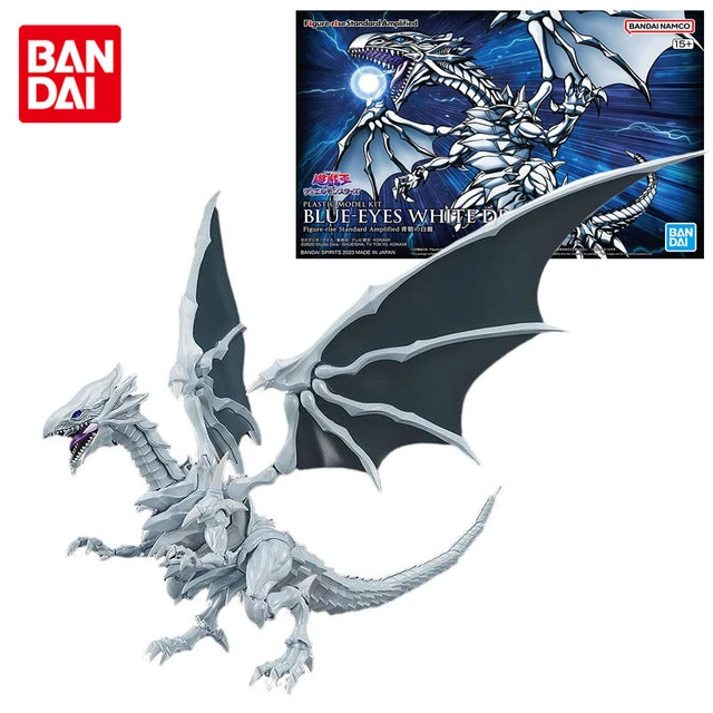 It's Time To Duel!  BANDAI YU-GI-OH BLUE EYES WHITE DRAGON PLASTIC MODEL  KIT 