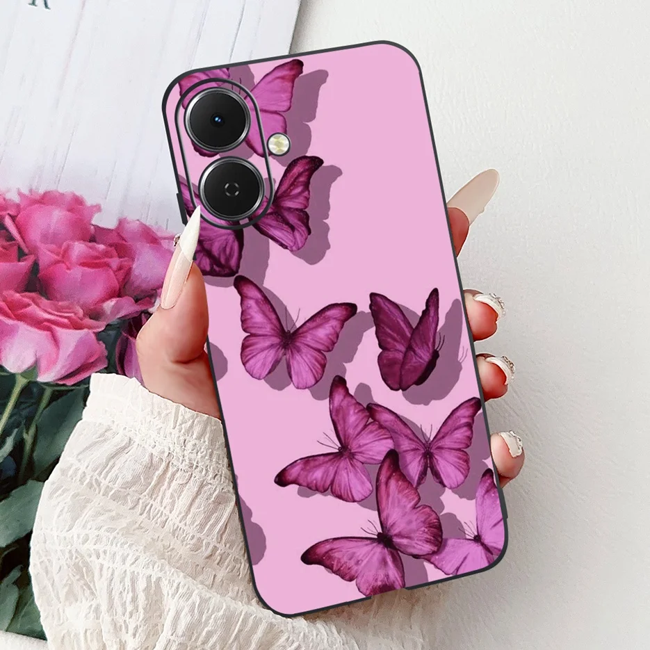 Stylish Painted Soft Silicone Phone Case - Vibrant Design Back Cover