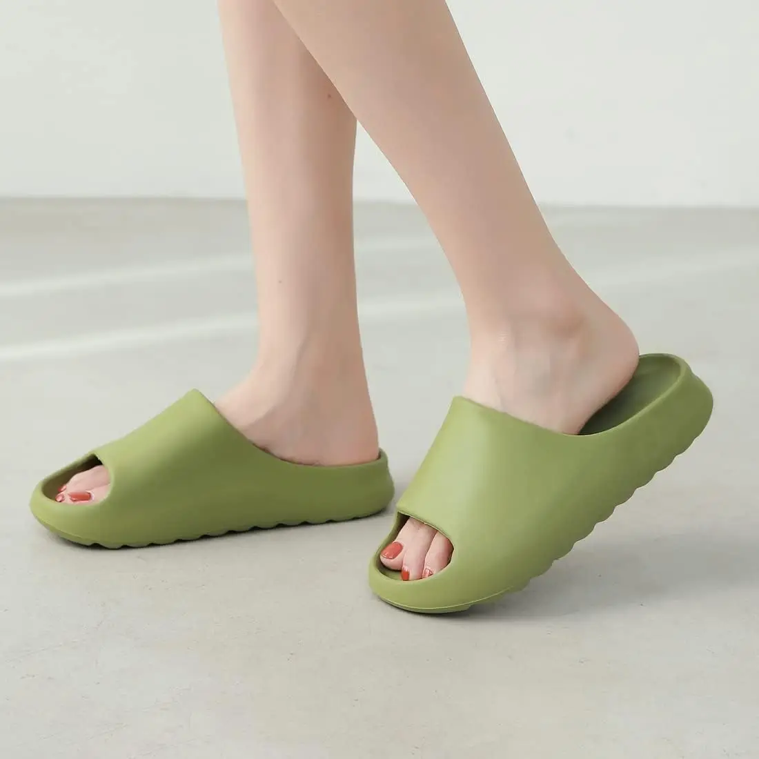 KIDMI Unisex Slippers Slides for Women and Men New EVA Comfort Shower Shoes Light Waterproof Summer Sandals Men Cloud Slippers 6