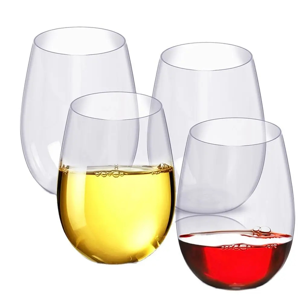 2 Pcs/Lots 16OZ Unbreakable Cup High Capacity Transparent Plastic Juice Milk Water Cup glass cup coffee glass cup
