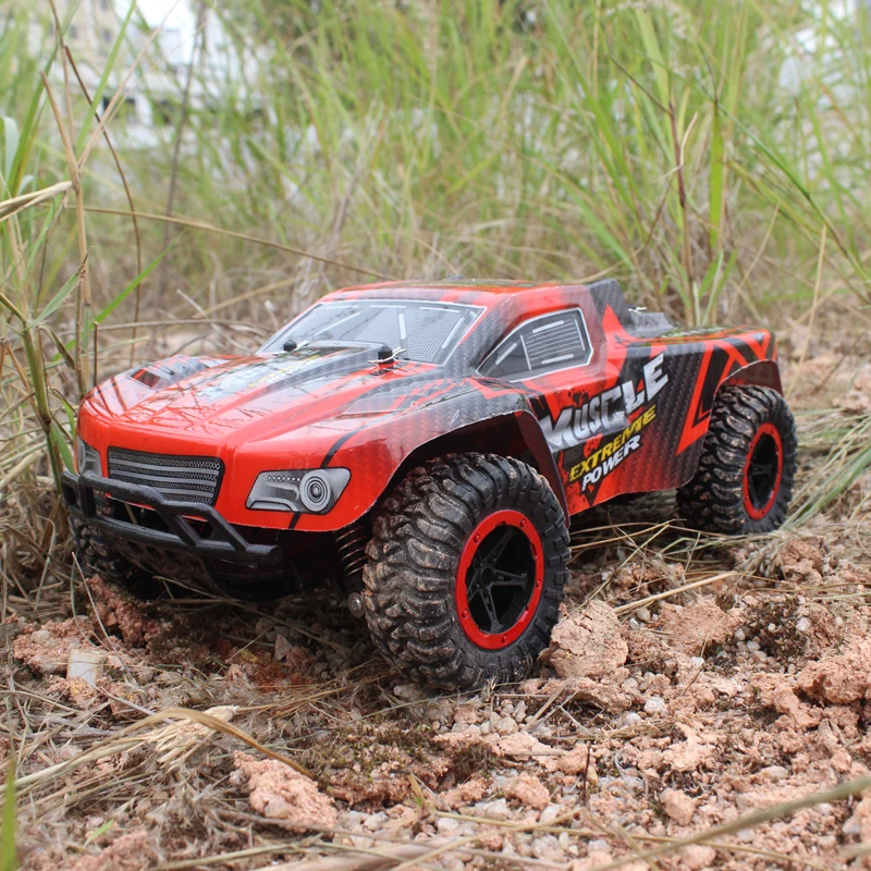 

RC Cars Muscle Extreme Monster Truck 2.4G Remote Control Speed Racing Car 4 Wheel Independent Suspension Electronic Hobby Toy