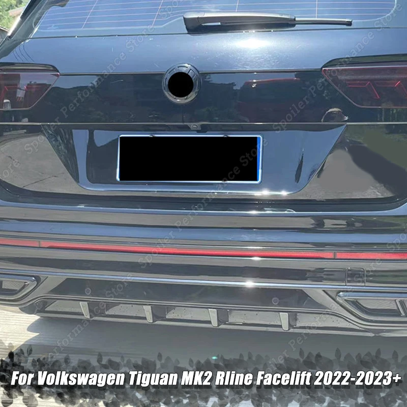

Диффузор для заднего бампера Volkswagen Tiguan MK2 Rline Facelift 2022-2023 + MD Style ABS