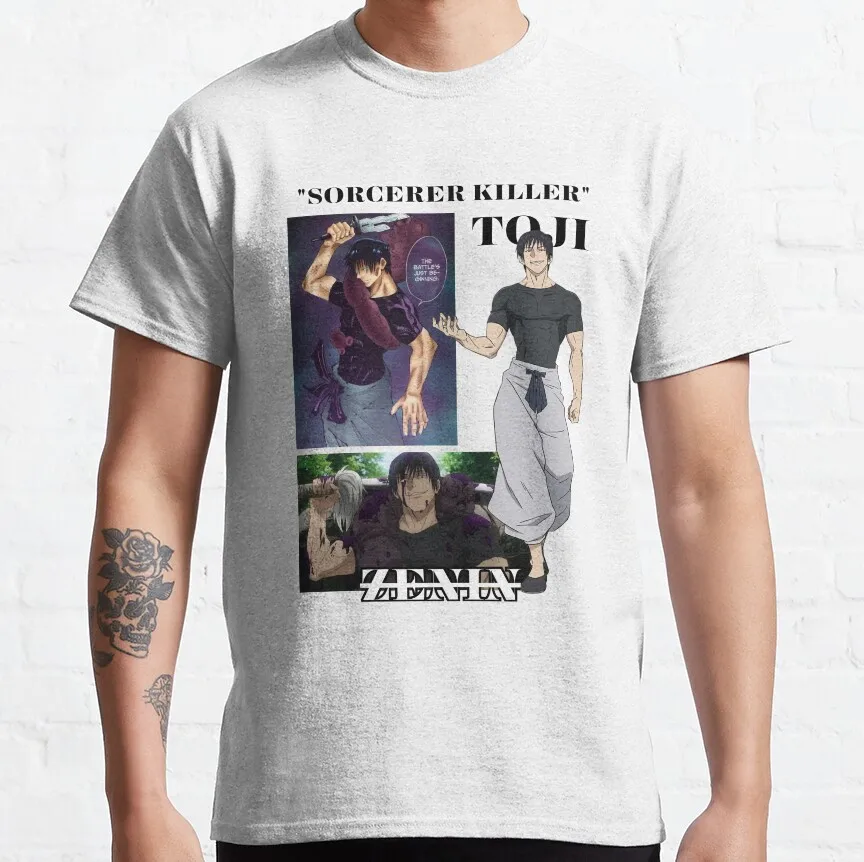 Toji Fushiguro Pure Cotton Anime Tee - Perfect Gift