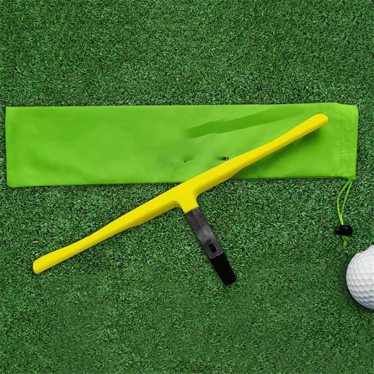 BAAU Golf Putting Trainer T-Putting Exerciser with Gesture Alignment Aid-Golf Putter Training Accessories