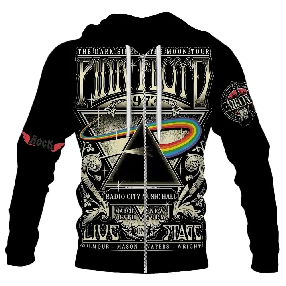 thumbnail image 1 of Nueva sudadera con capucha con cremallera retro para hombre, chaqueta estampada en 3D, sudadera con capucha de estilo hip hop callejero, sudadera con capucha informal y de gran tamaño para hombre, 1 of 4