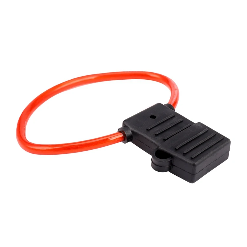 

Новый 10X 8 AWG Калибр Макси держатель плавкого предохранителя встроенный провод 12-24 в водонепроницаемый + 40A предохранитель