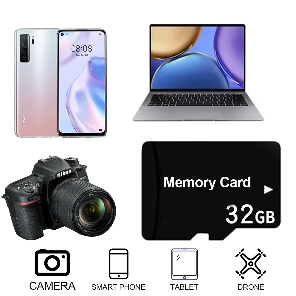 10 개/몫 미니 TF SD 메모리 카드 128GB 64GB 32GB 16GB 8GB 고속 플래시 TF SD 카드 128 64 32 16 8GB TF SD 카드 플래시 카드