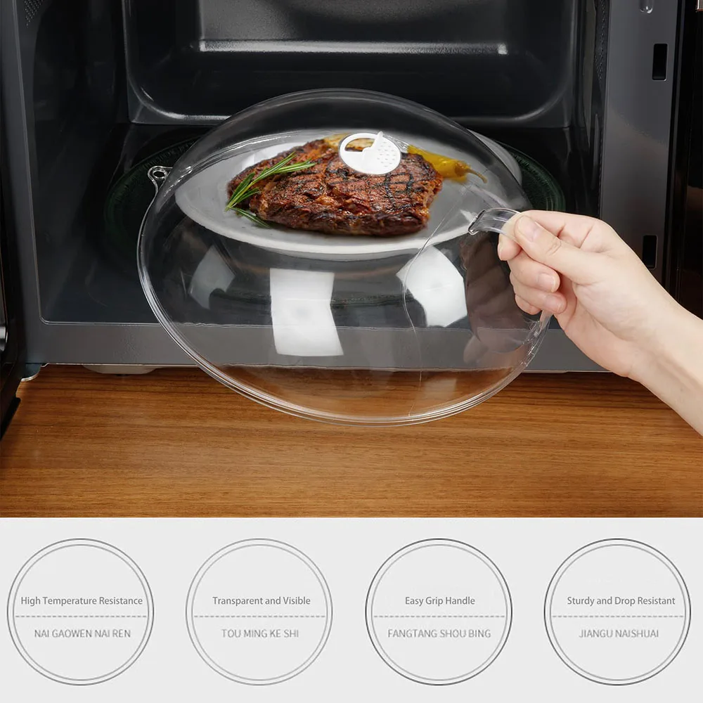 Microwave Food Cover Splash Guard Lid