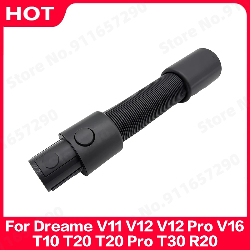 Tubo de Extensão de Mangueira para Aspirador Amplo Espaçamento Original Dreame V11 V12 V12 Pro V16 T10 T20 T20 Pro T30 R20 Tubo de Extensão de Mangueira Peças Sobressalentes