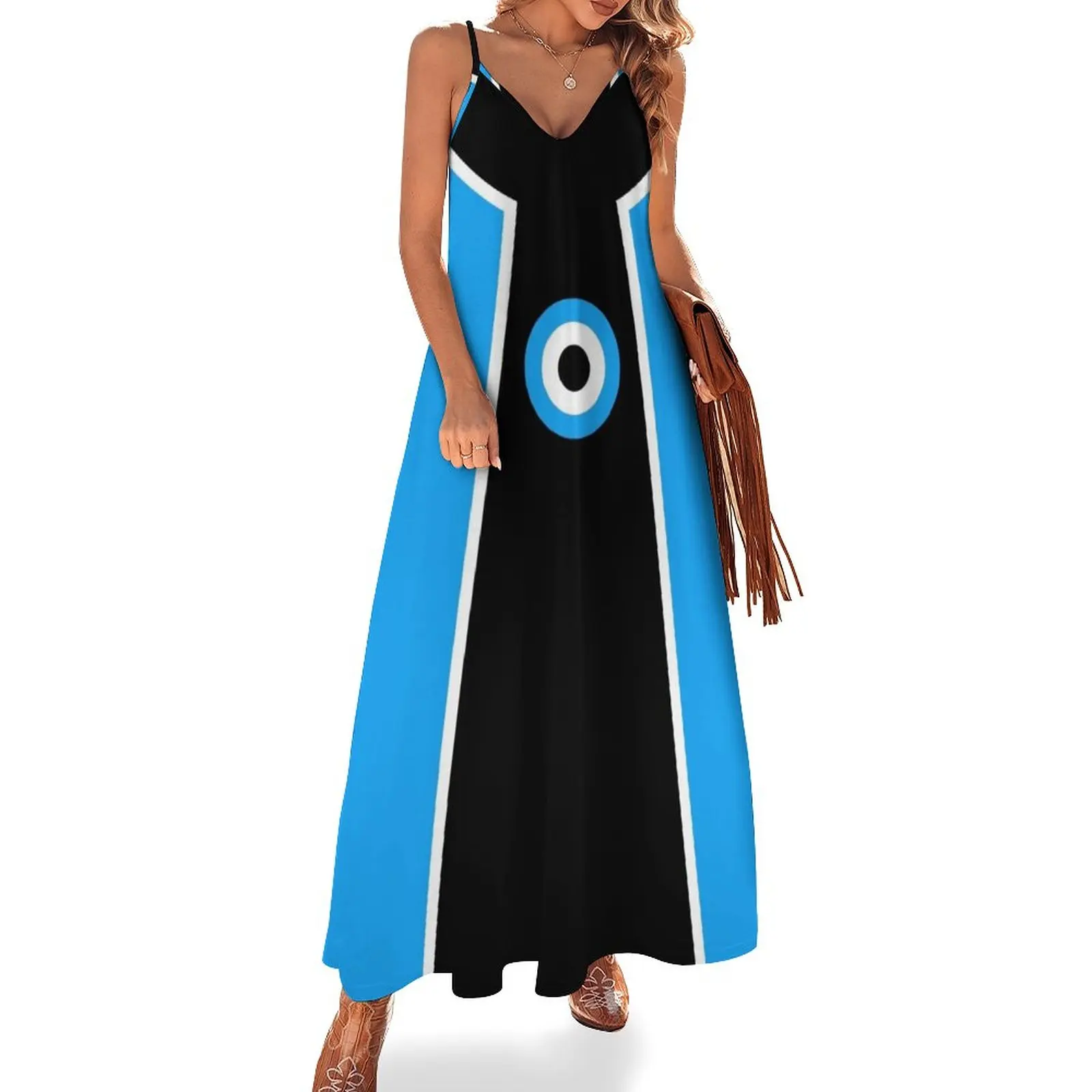 

Blue Mod Target Sleeveless Dress Clothing elegant chic wedding evening dresses
