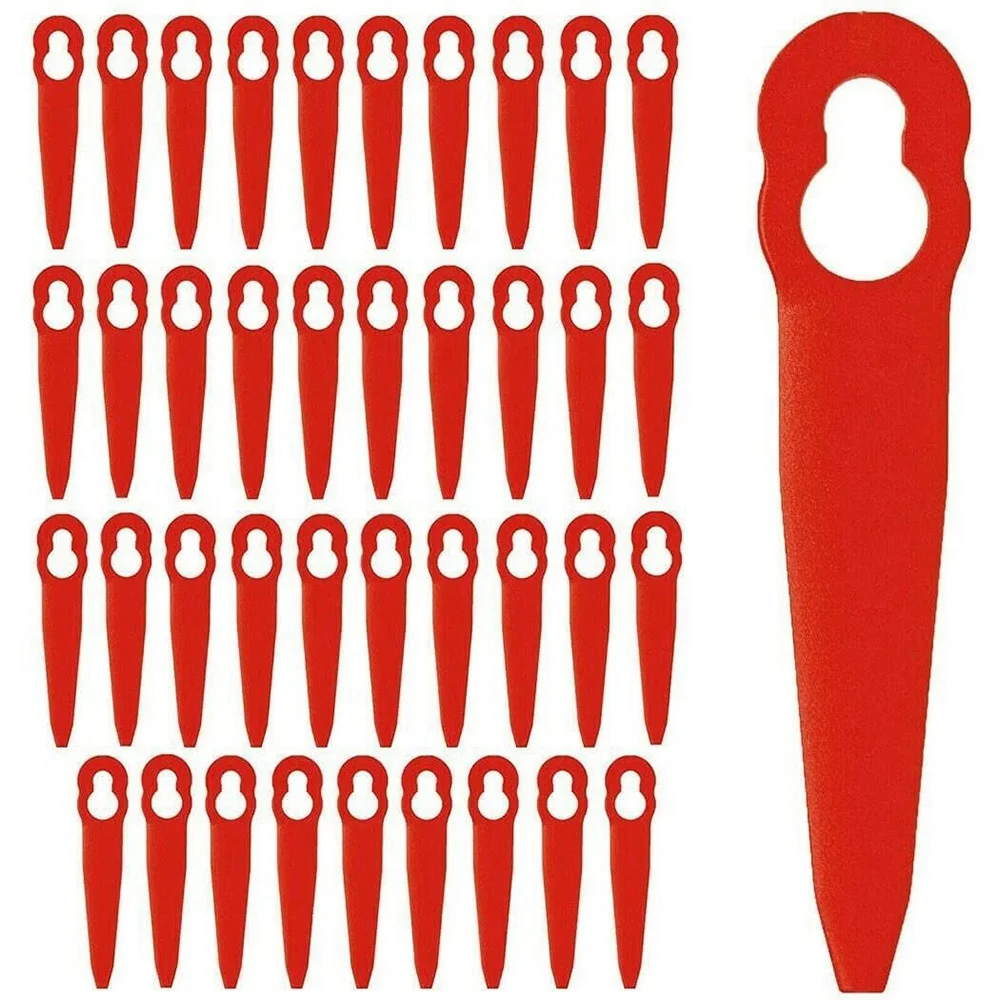 

40Pcs Replacement Plastic Blades Accessories for STIHL Polycut 2-2 FSA 45 Lawnmower Trimmer Grass Cutter