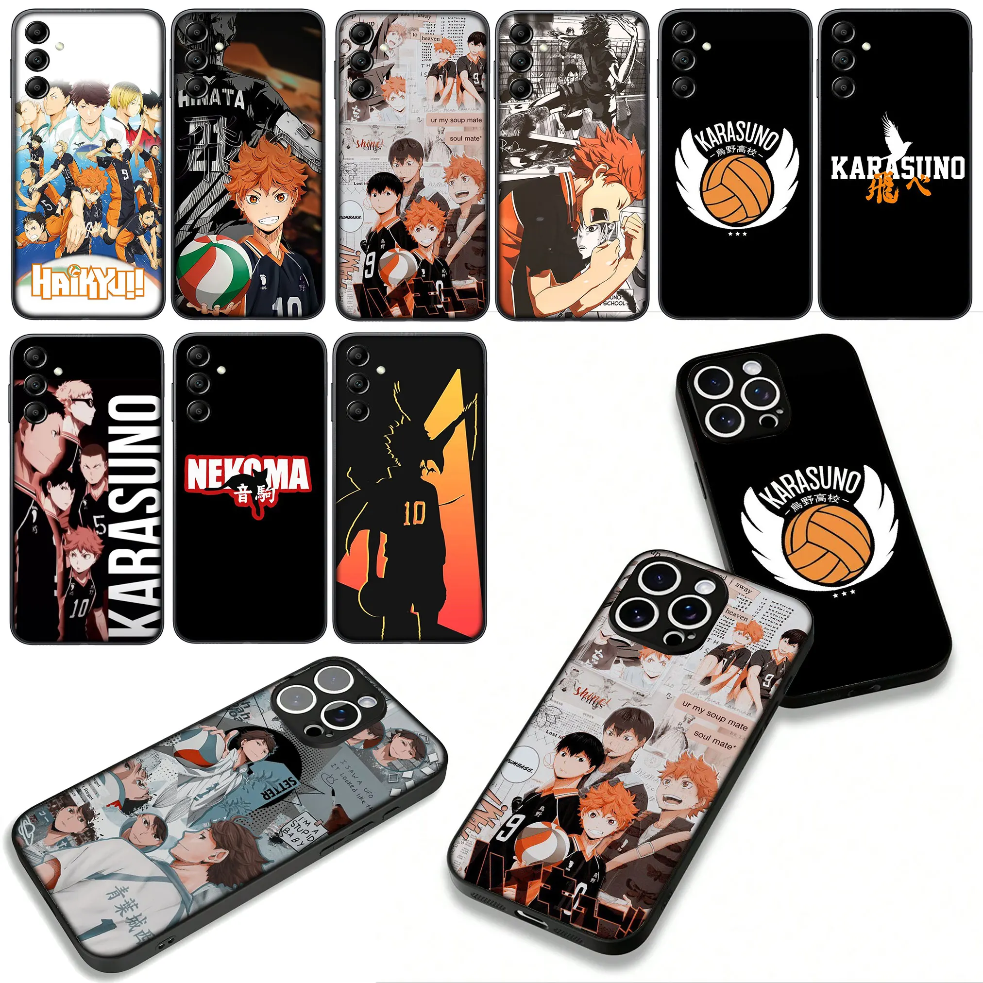 Toru Oikawa & Shoyo Hinata Haikyuu-Inspired Phone Cover Case