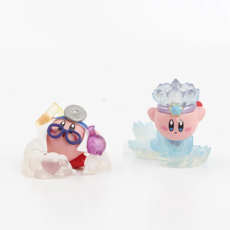 Kirby Cake Decoration Collectible Figurine Set - 4 Pieces