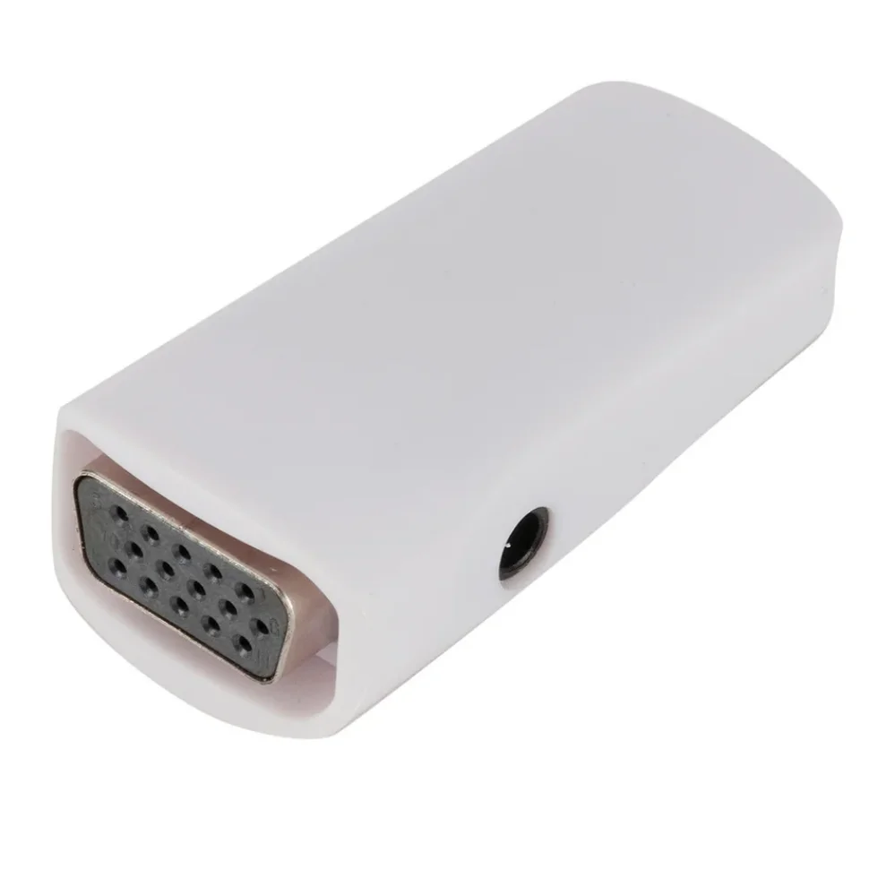HDMI to VGA Adapter With 3.5Mm Jack Audio Cable HD 1080P HDMI Male To HDMI-compa