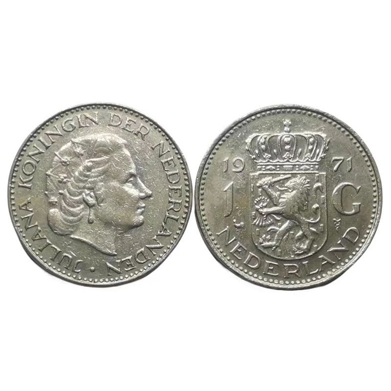 

Нидерланды 1967-1980 1 защитный никель 25 мм