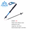 AONIJIE E4087 Adjustable Folding Ultralight Carbon Fiber Quick Lock Trekking Poles Hiking Running Pole Outdoor Walking Stick 1