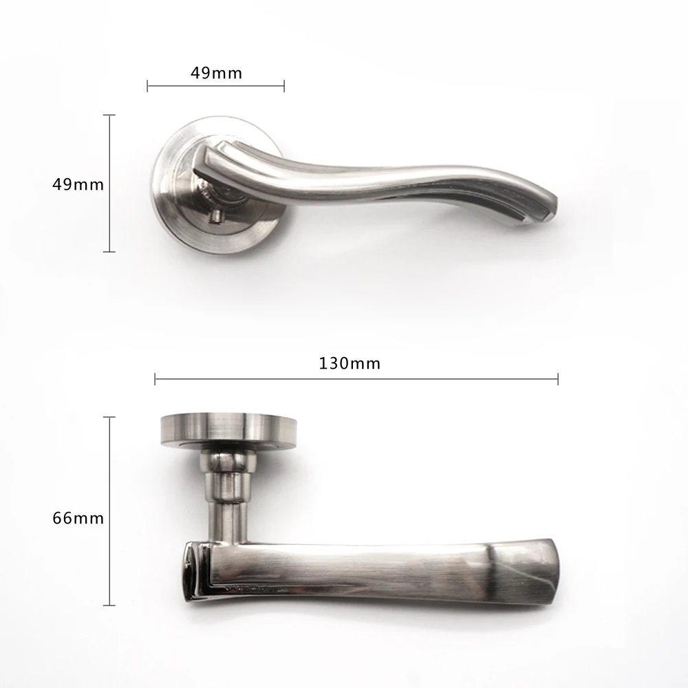 Bedroom Bathroom Door Lock Set Modern Handle Door House Office Hotel Apartment Hardware Handle Knob Gate living