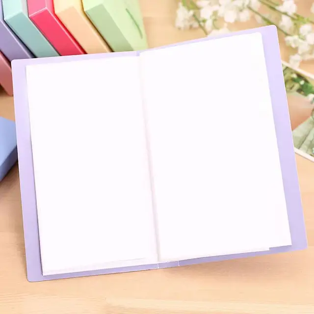 Új Testreszabott 120 Zseb Album Fotóalbumhoz Cnic Card Kapcsolatos Kapcsoló Mini Társaság Pénzos Szolgáltatási Ajányok - Image 2