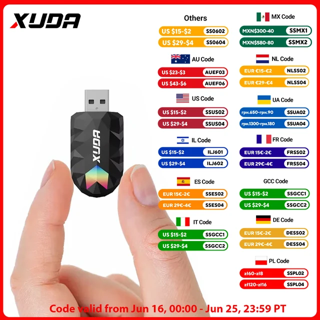 XUDA 2in1 Wireless CarPlay AI Mini Box Android Auto Box Plug&Play Automatic Connection Compatible with 99% of Cars For Car Radio 1