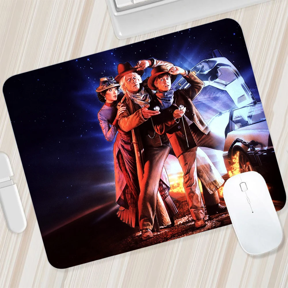 

Back to The Future Small Mouse Pad Gaming Mousepad PC Gamer Mouse Mat Computer Office Pad Keyboard Mat Desk Pad Laptop Mausepad